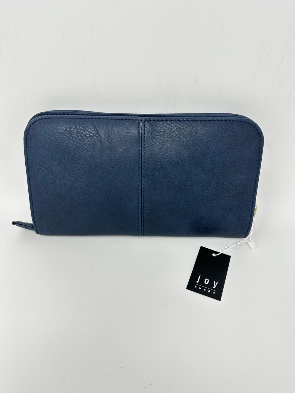 Joy Susan Zip around Blue Wallet